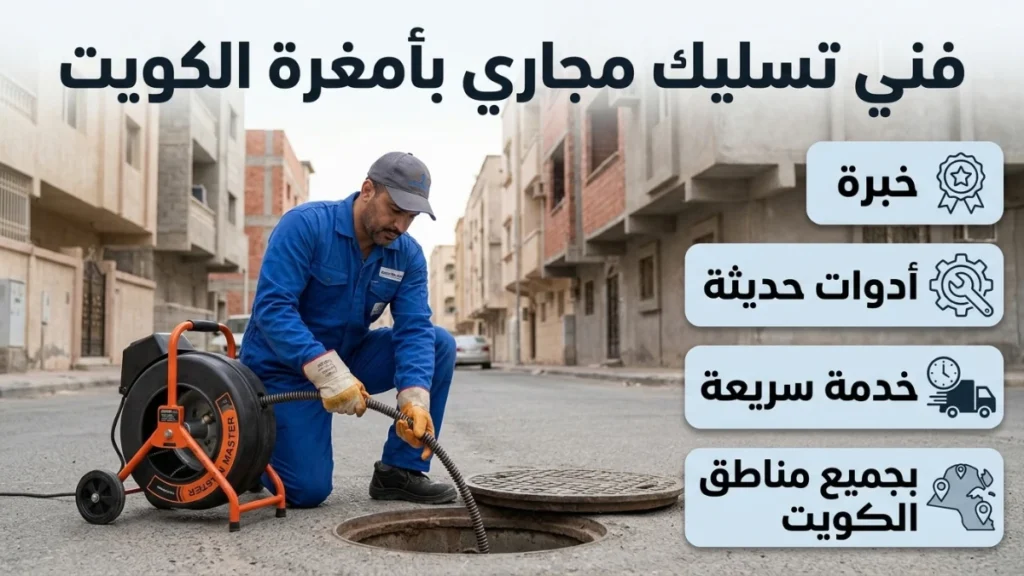 فني تسليك مجاري بأمغرة الكويت