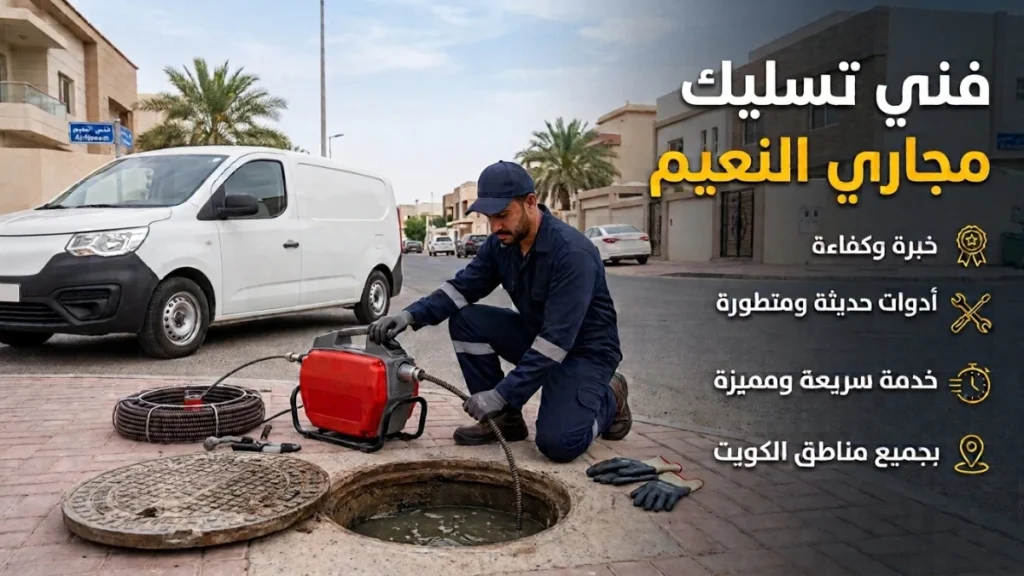 فني تسليك مجاري بالنعيم