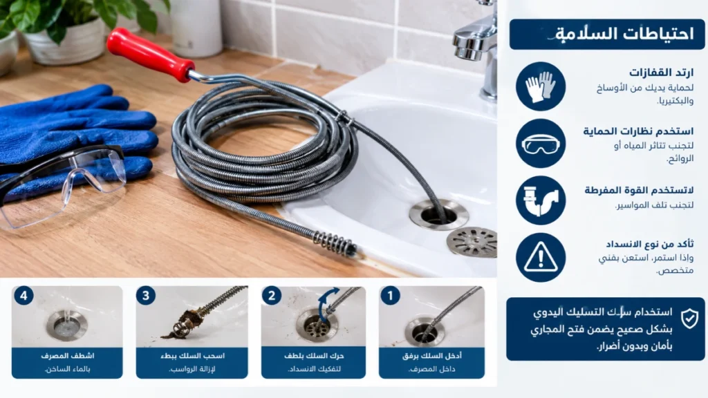 كيف تستخدم سلك التسليك اليدوي بأمان؟